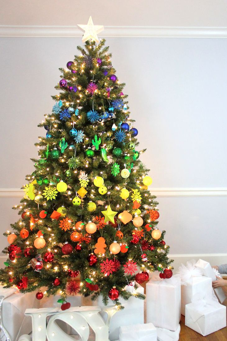 rainbow Christmas tree