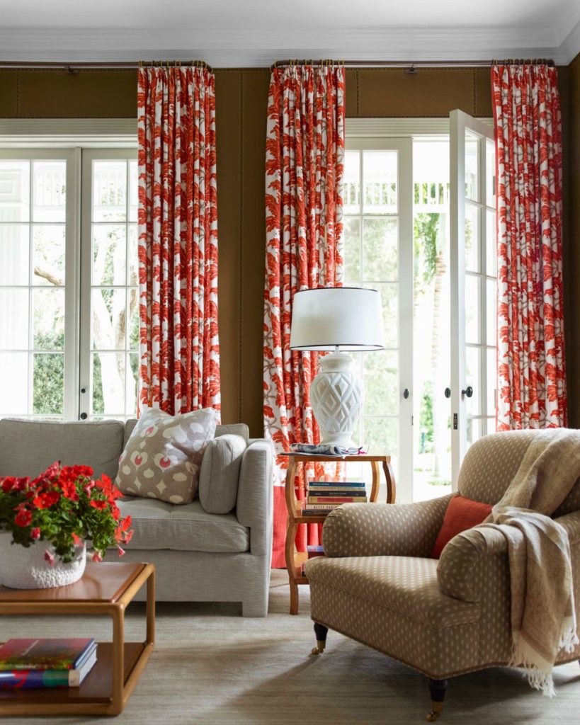 whimsical printed curtains