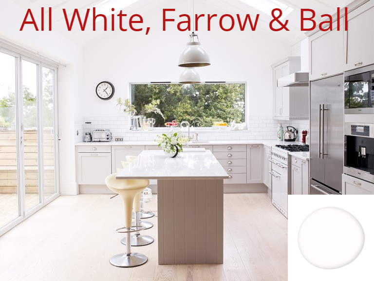 All White, Farrow & Ball