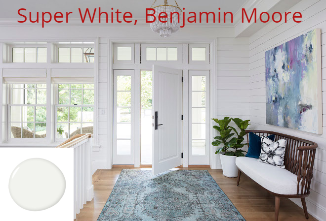 Super White, Benjamin Moore