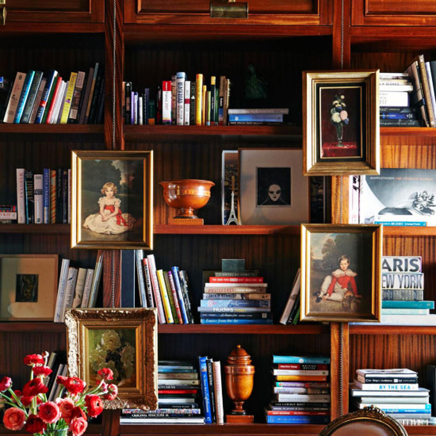 display bookcase art | home decor tips