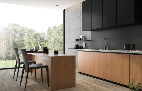 two-tone cabinet | modern cabinet