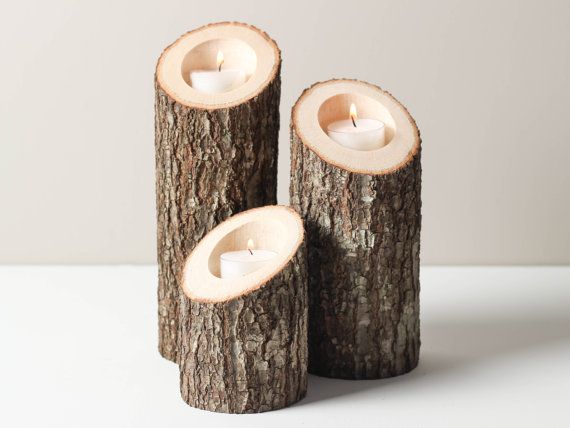 branch candle holder | easy craft ideas for the home