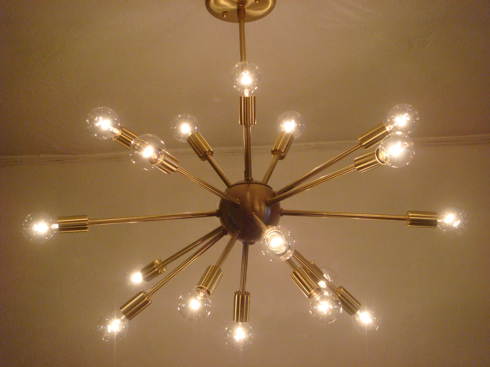 brass chandelier | easy craft ideas for the home