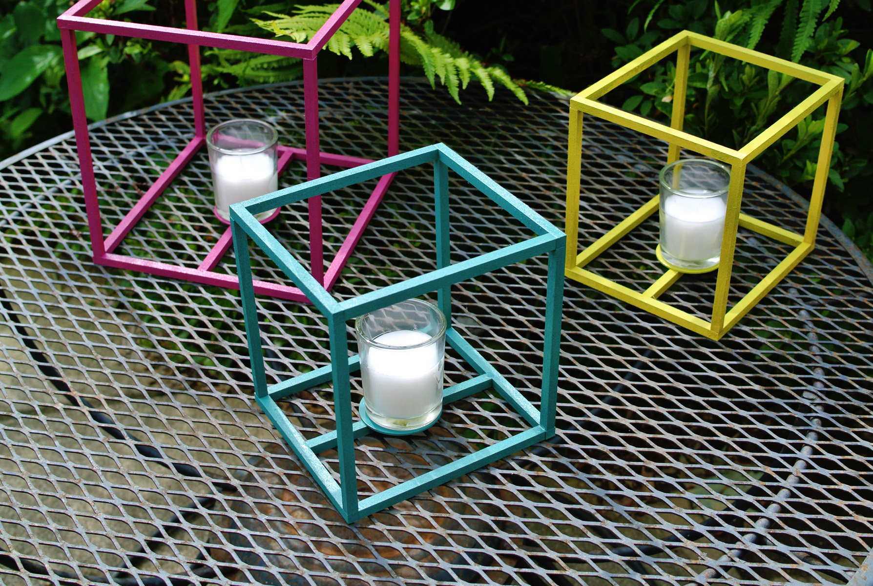 cube lanterns | easy craft ideas for the home