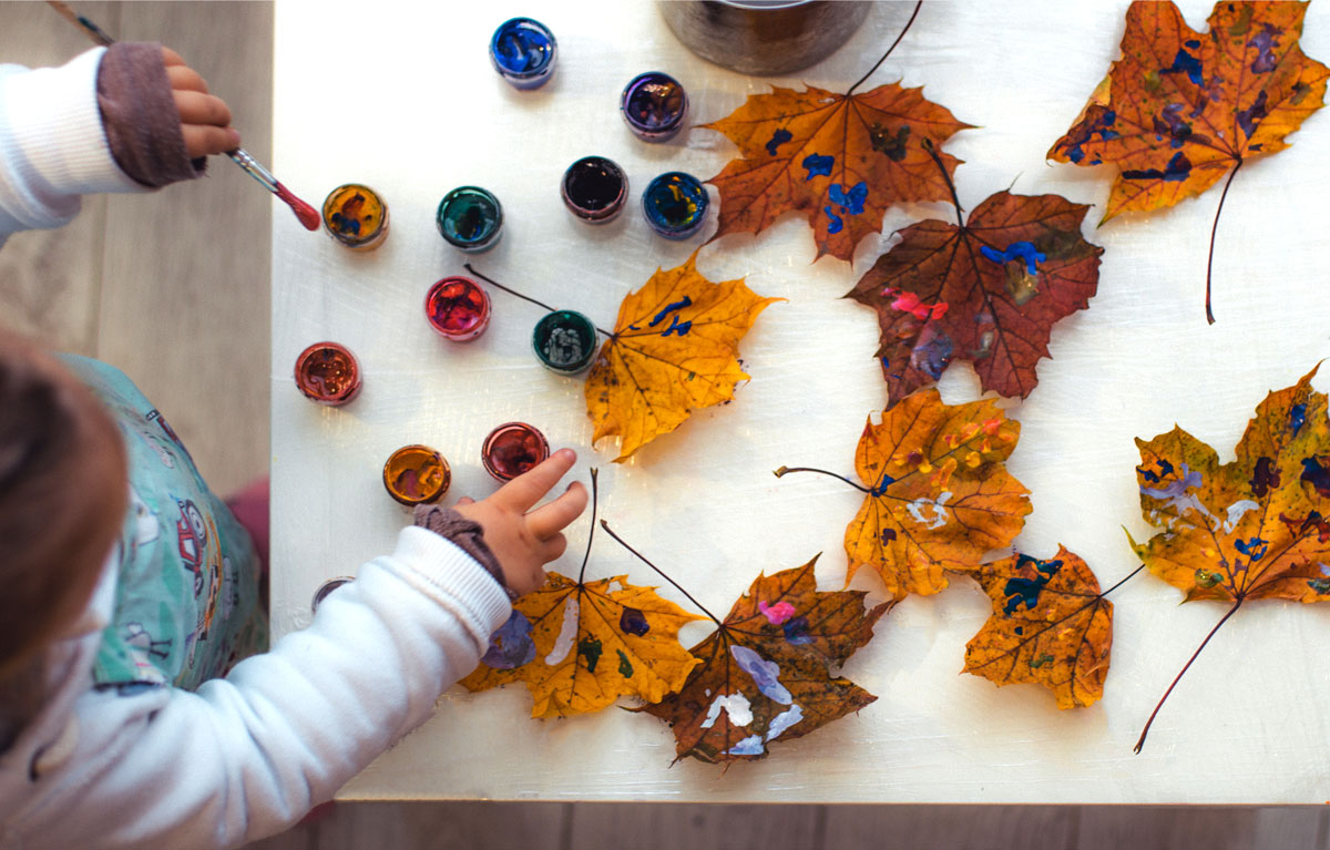 Leaf Painting Craft