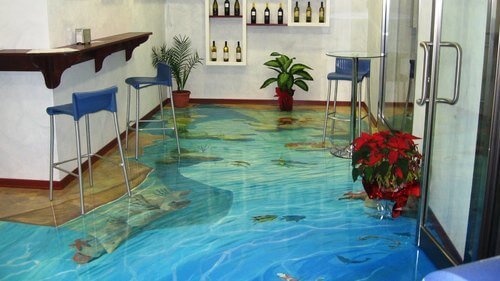 Jointless:epoxy floors