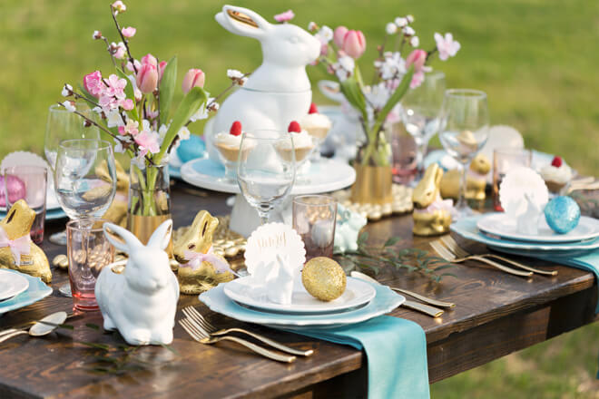  Rustic Easter Table