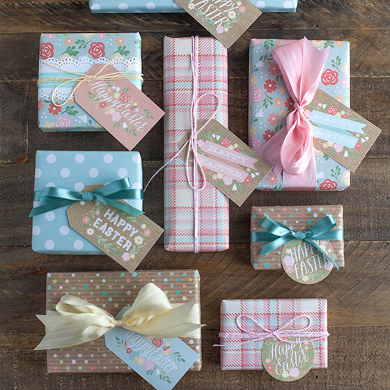  Floral Wrapping paper sets