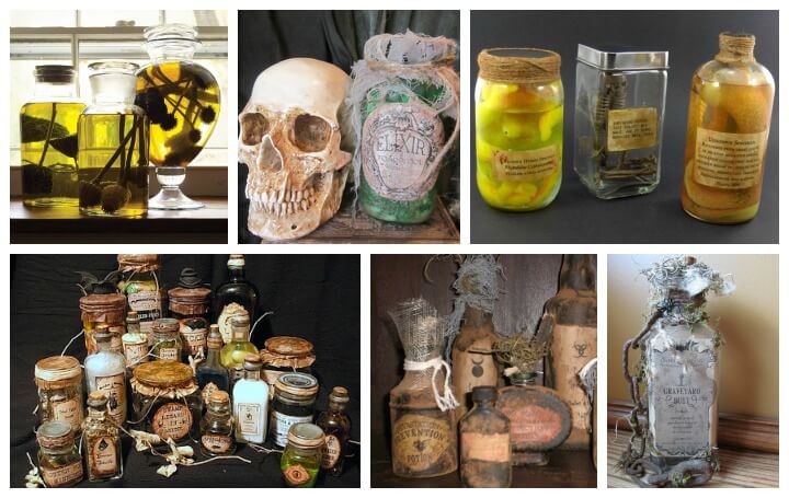 Specimen jars::Halloween decorations