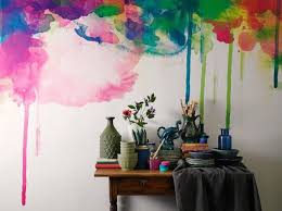 Watercolor Wall Painting