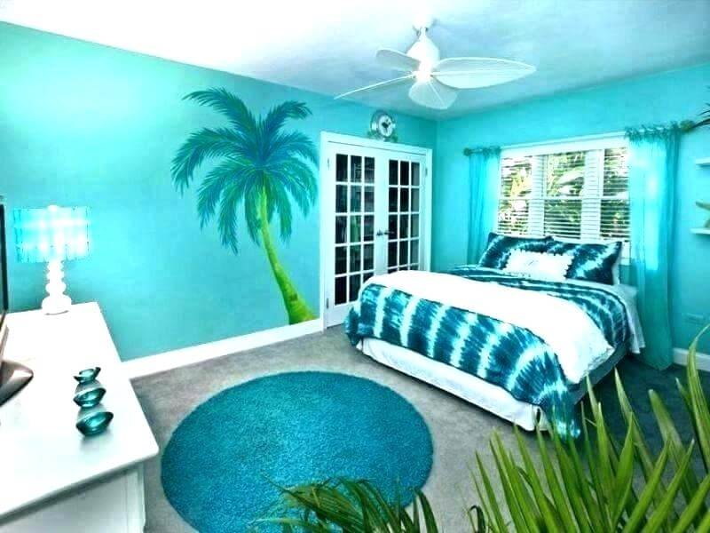 Bedrooms Decorated In Aqua