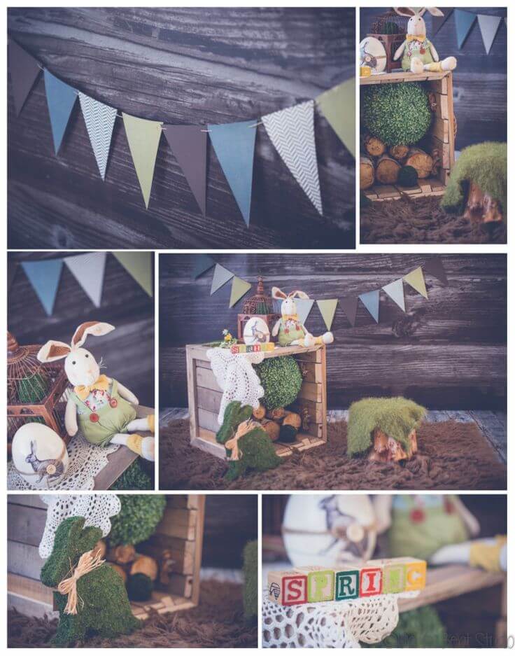 Easter Door Decoration Woodland Theme