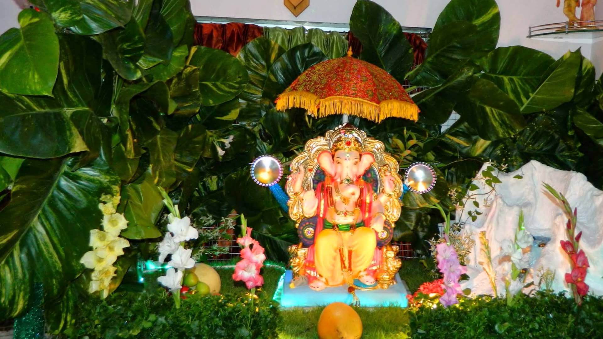 Go Green Eco-Friendly Ganpati Decoration