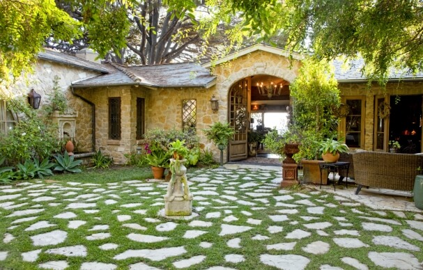 add some greenery as a natural accent front door 