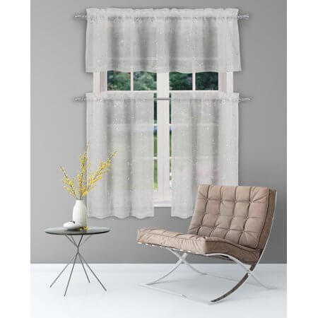 3. Small Sheer Curtain for Kitchen