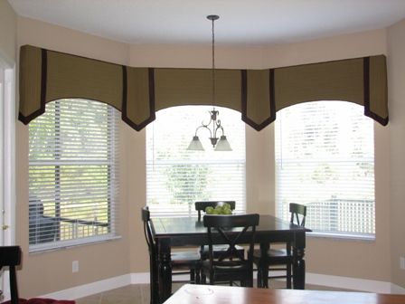 Contemporary window valance cornice