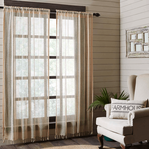 Natural panel Curtain