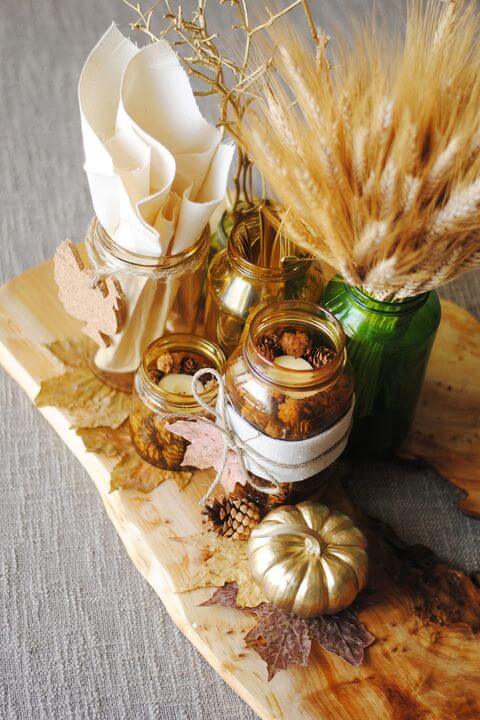 Statement of gold pieces:Thanksgiving Decorations 