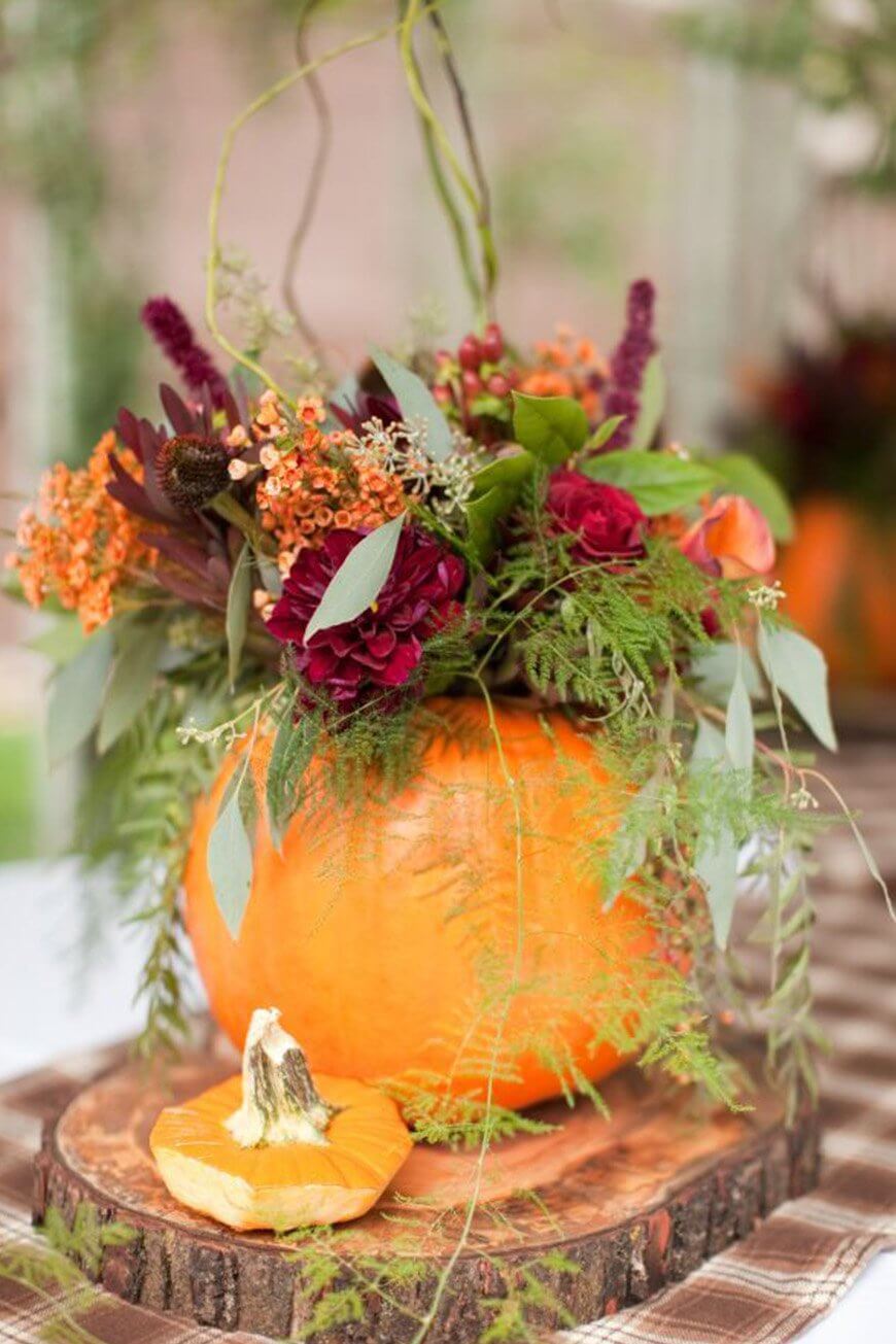 Pumpkin Vine Centerpiece