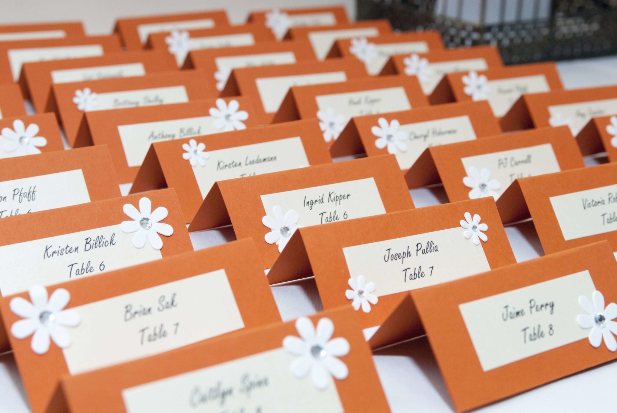 Place Cards with Purpose