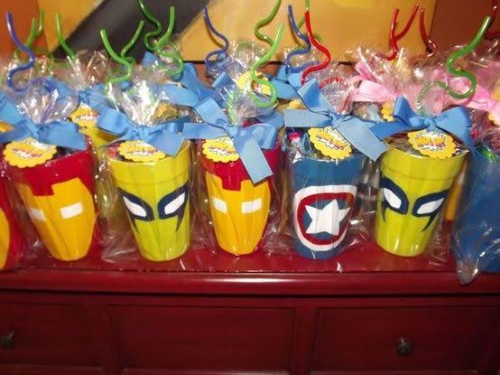 Superhero party favors